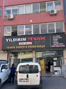 Yıldırım Teknik iş yerinin ön cephesi